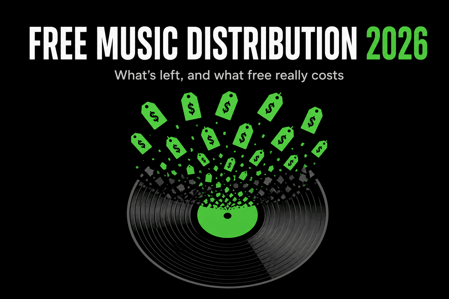 Free music distribution in 2026 — what is left, and what free really costs